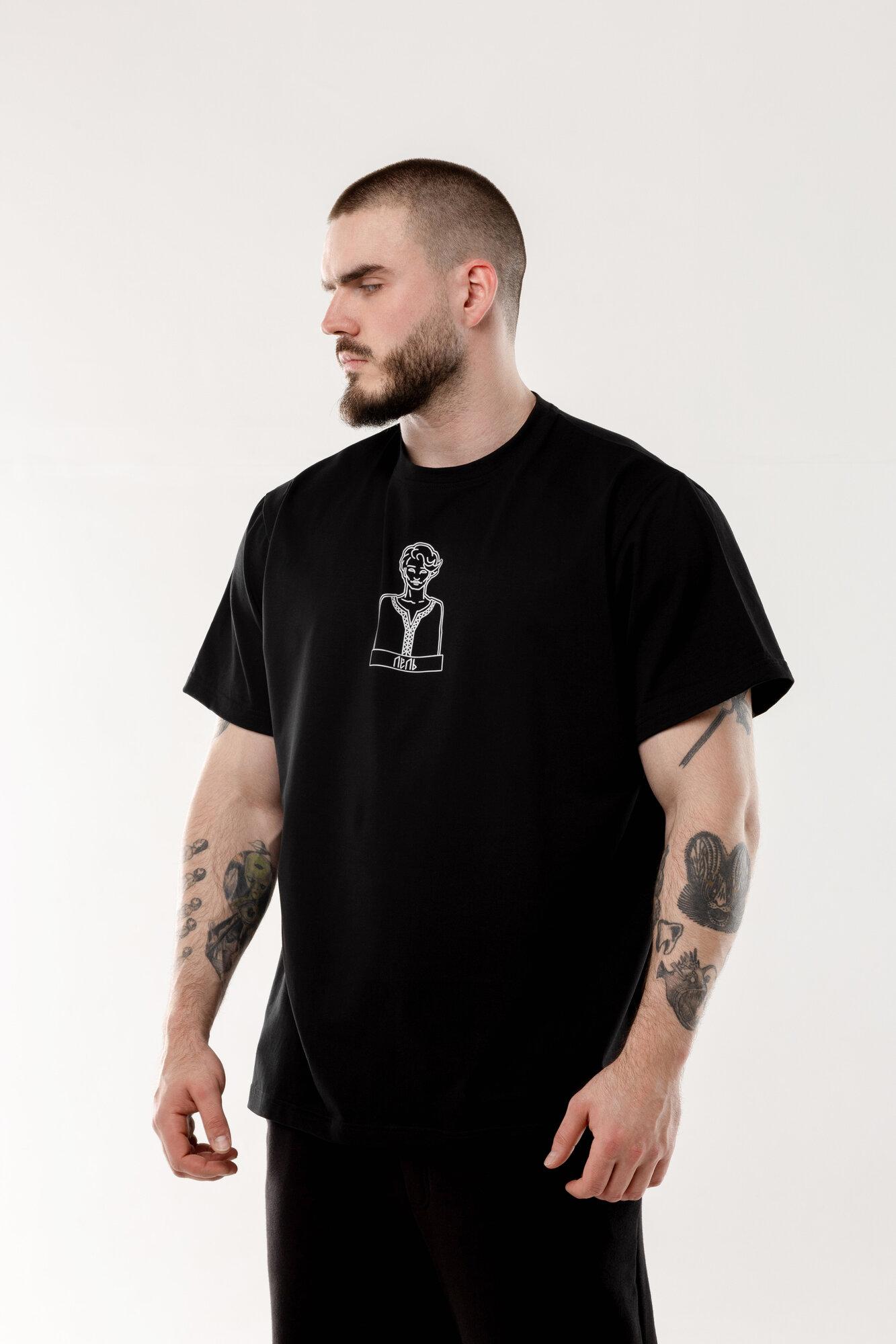 Oversized t-shirt with USSR print S