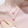 Simple and fashionable two-color shell necklace neck chain women's new light luxury temperament sweet pendant collarbone chain