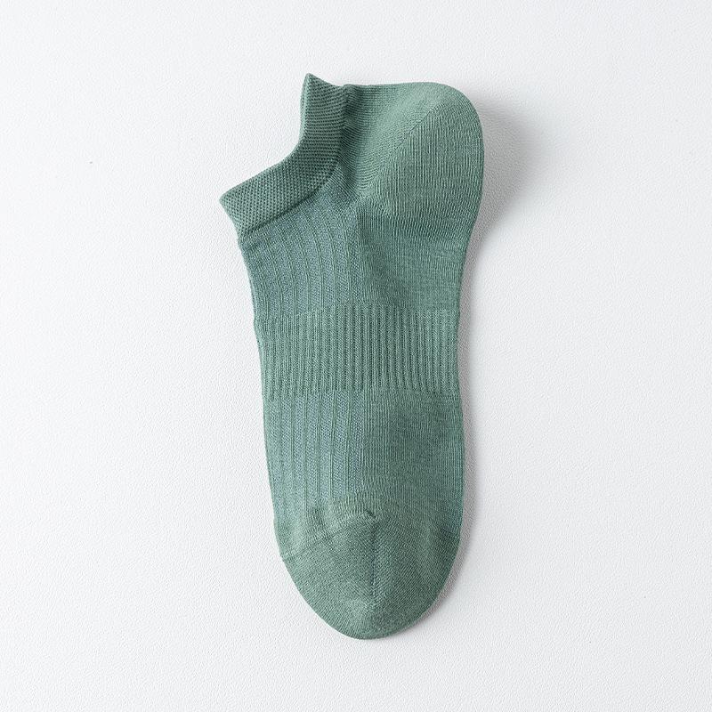Men's Socks, Short Socks, Summer Thin Anti-odor Socks, Men's Sports Boat Socks, Solid Color Low-top Men's Socks