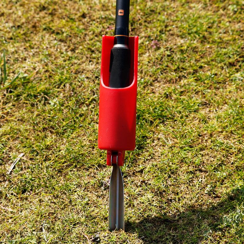 Rot Angelruten Halter ABS + Legierung Boden Unterstützung Stehen Casting Spinning Rod Racks Klapp Halter