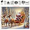 1Pc Christmas Festive Scene Tapestry Wall Hanging, Decorative Fabric Poster for Bedroom, Living Room, Dorm & Home Decor