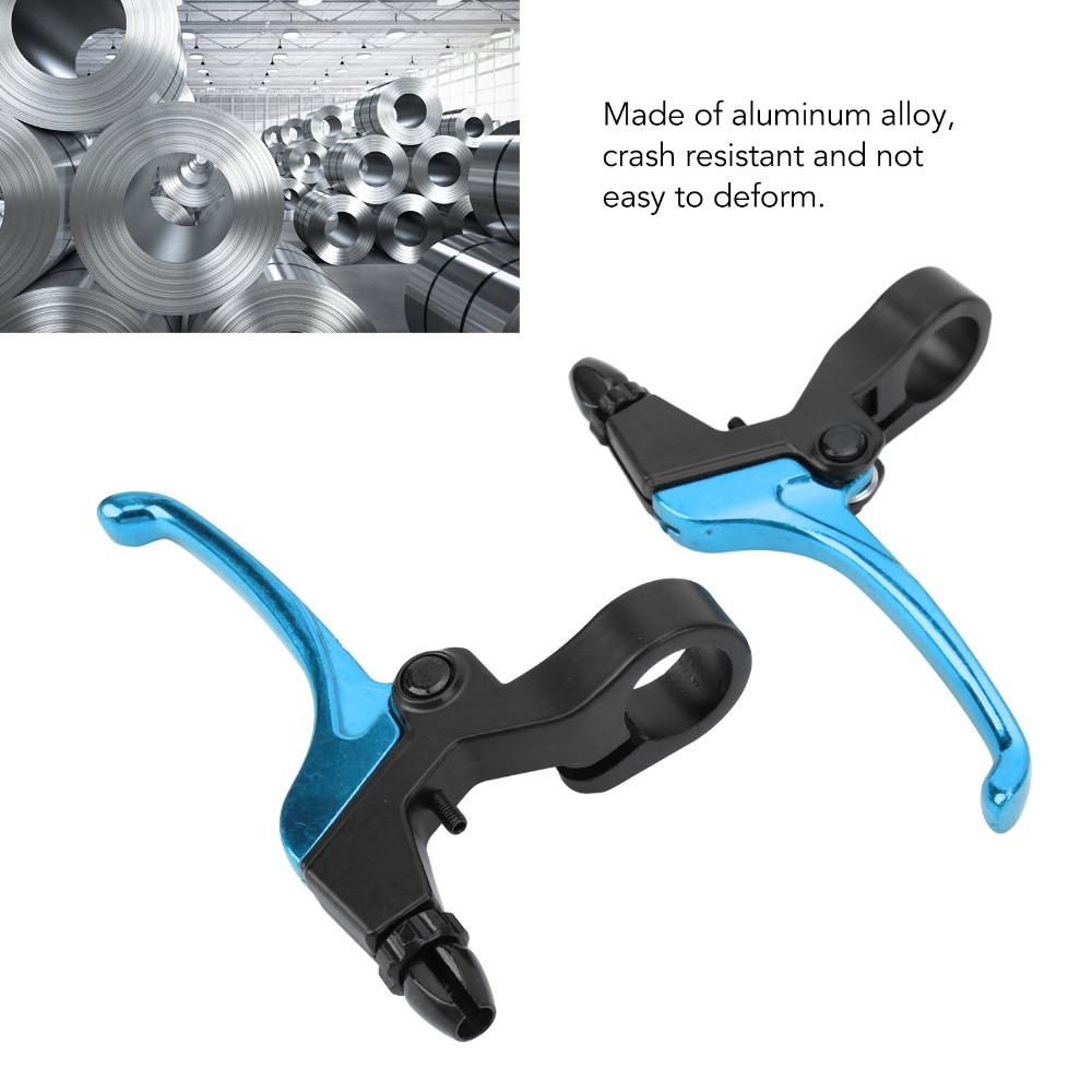 22.2 Diameter Bike Brake Handle Aluminum Alloy Ergonomic Bike Brake Lever High Performance Easy Installation