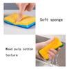 Cleaning Cloth Sponge Wood Pulp Cotton Three In One Cleaning Kitchen Washing Dishes And Pots