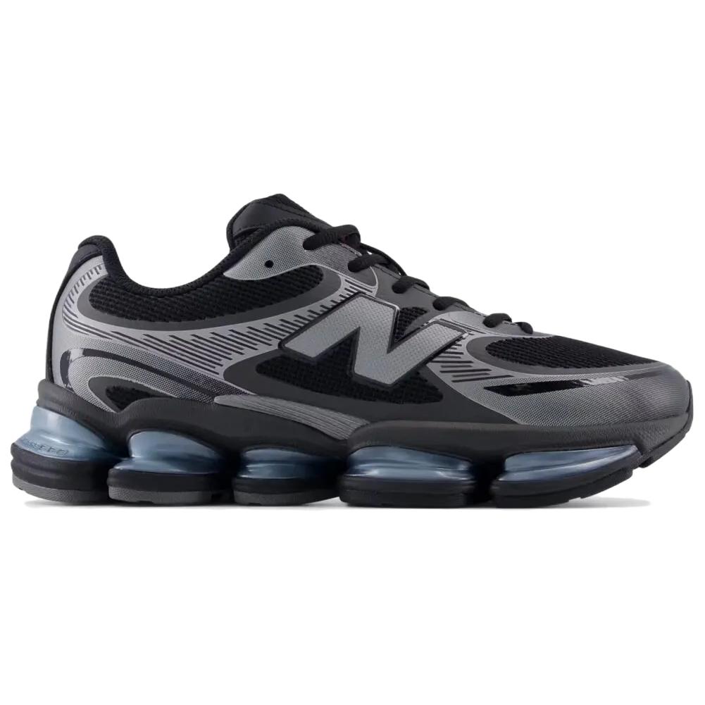 New Balance ABZORB 2000 Black Dark Silver Unisex Sneakers Grey Dark-Silver-Metallic Light-Chrome-Blue U2000EA