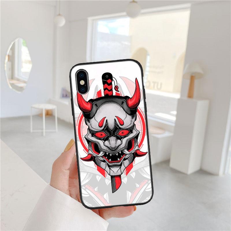 CJ71 Japan Samurai Mask Soft Shell Phone Case for Xiaomi Xiaomi Poco M4 M5 M6 M7 X3 X6 X7 F8 Ultra Pro GT NFC