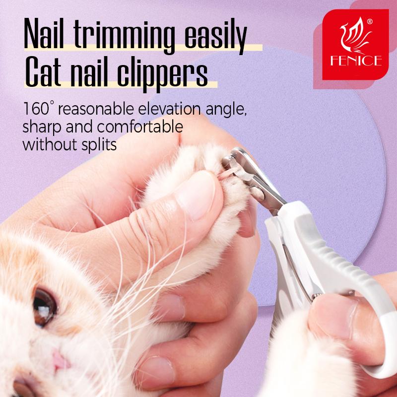 Fenice Pet Nail Scissors Dog Cat Nail Claw Grooming Scissors Pet Nails Clipper Trimmer Supplies For Dog Cat Bird Rabbit