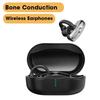 Bluetooth 5.3 TWS Knochenschall Open-Ear Clip Kabellose Ohrhörer für Sicherheit Sport Laufen Kopfhörer