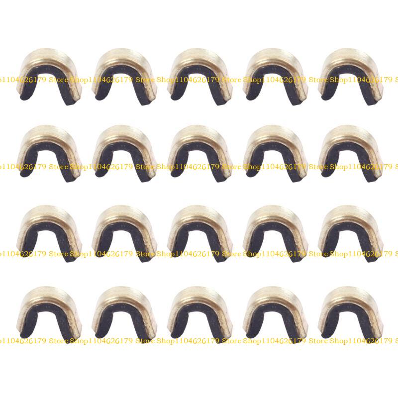 A1A2 20 Pcs Archerys Buckle Clips Bows Cord Nockpoint Bows String Position Tool чёрный