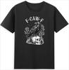 HOT SALE Halloween F Caw F Blackbird F Caw F Crow with Skeleton Horror Graphic T-shirt Men's Costume Comfortable Shirt Tees