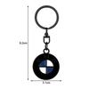 1 Adet 3D Metal Araba Rozeti Anahtarlık Çinko Alaşımı Anahtarlıklar Oto Aksesuarları BMW F15 F16 F18 E39 E46 E90 E36 E60 X3 X5 X6 M3 M4 M5 M6 için