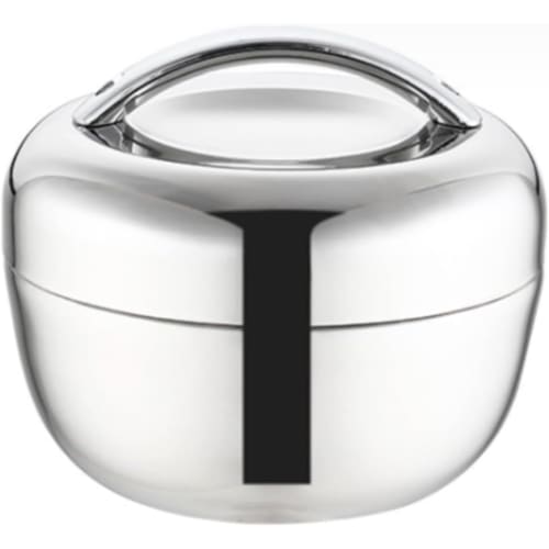 GrnArt Insulated Lunch Box, Stainless Steel, Donburi-Shaped Lunch Box, Large Capacity Lunch Jar, Dome-Shaped Lunch Box, Airtight Lunch Storage Contain