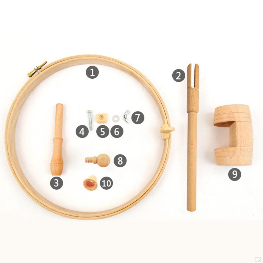 Rotated Lift Embroidery Hoop Holder Stand Stitch Sewing Tool