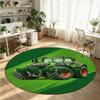 Fendt Printed Round Crystal Velvet Rug Soft Non Slip Floor Carpet For Bedroom Holiday Gift