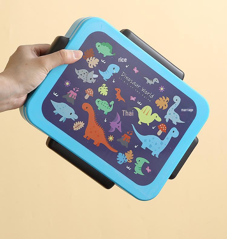 Przenośny Studencki Pojemnik na Sałatkę Lunchową Bento - Bezpieczny do Mikrofalówki Pudełko Stołówkowe.