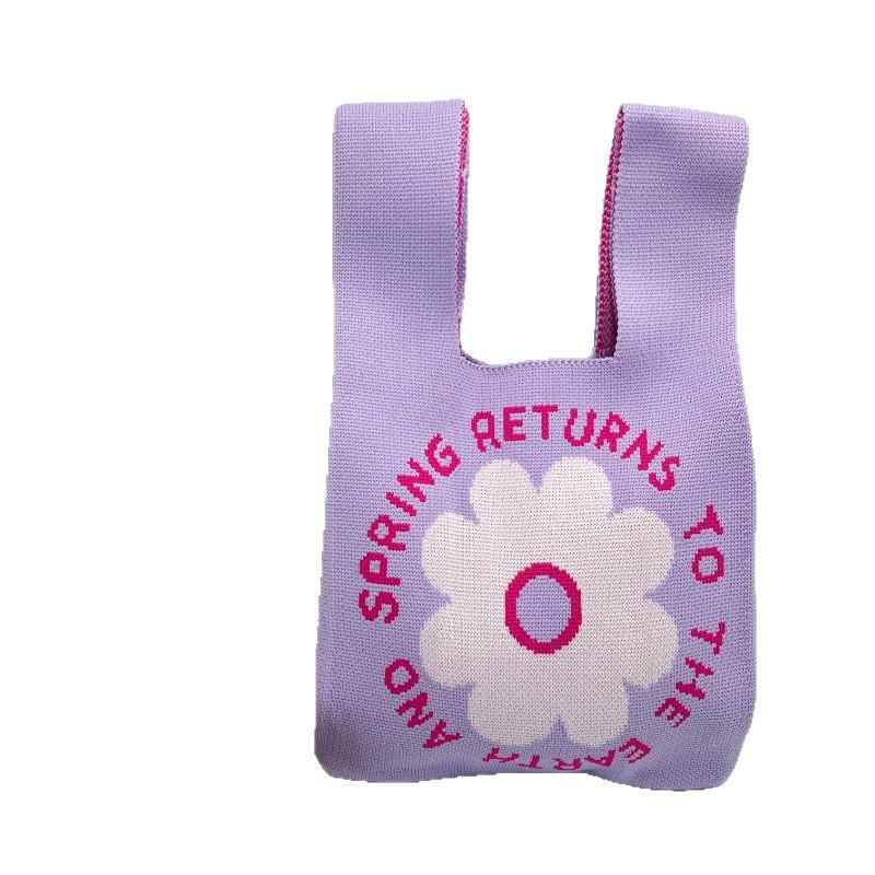 Women's Knitted Souvenir Handbag Tote