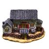 Village Resin House Miniature With Moss For Diy Landscape Art And Gifts Festive