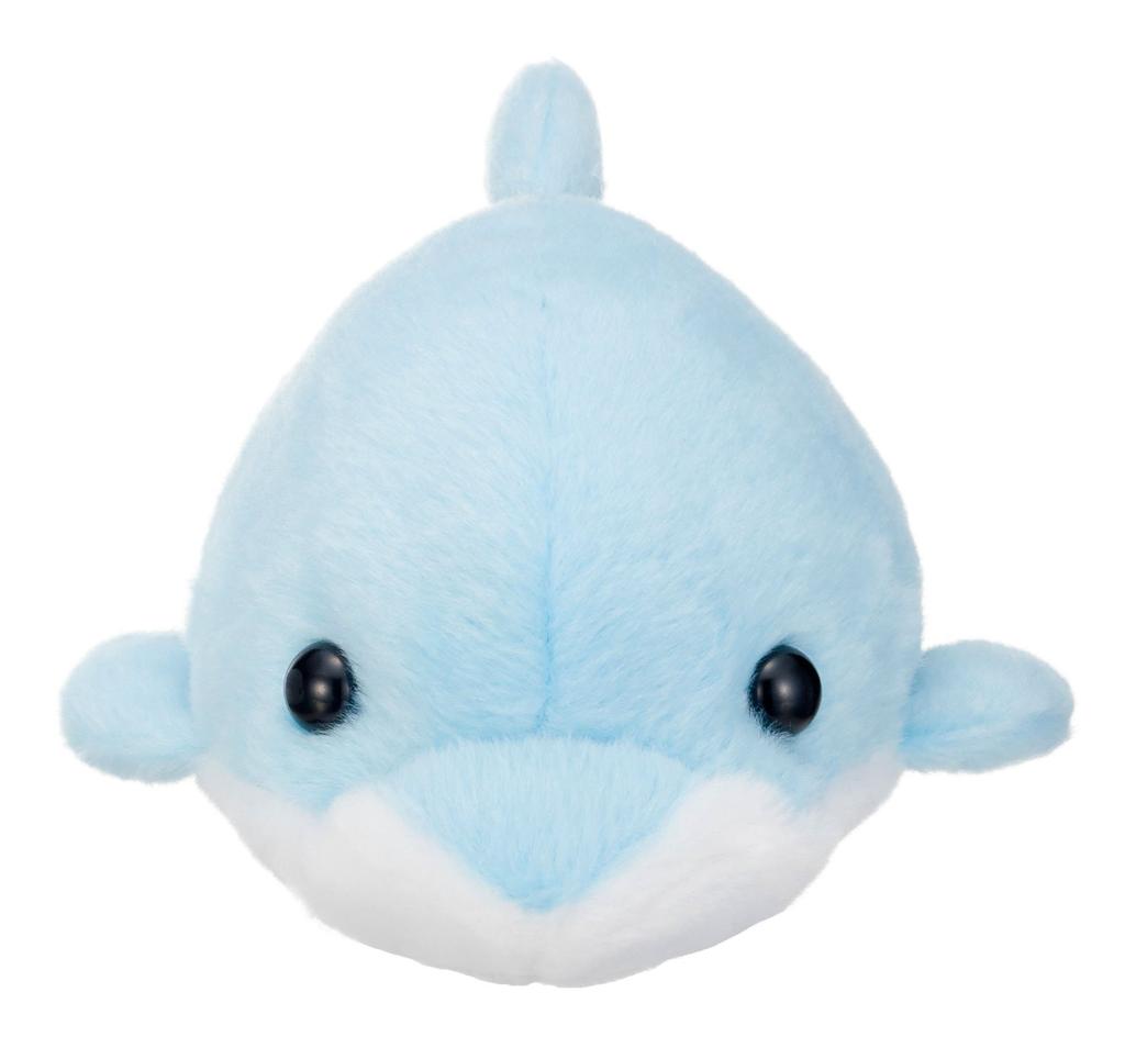 Cheeky squeaky rizumikko dolphin electric plush toy