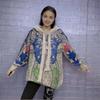 Mom's Mink Velvet Plus Size Hooded Sweater – Women's Autumn/Winter Mid-Length Loose Fit with Butterfly Print