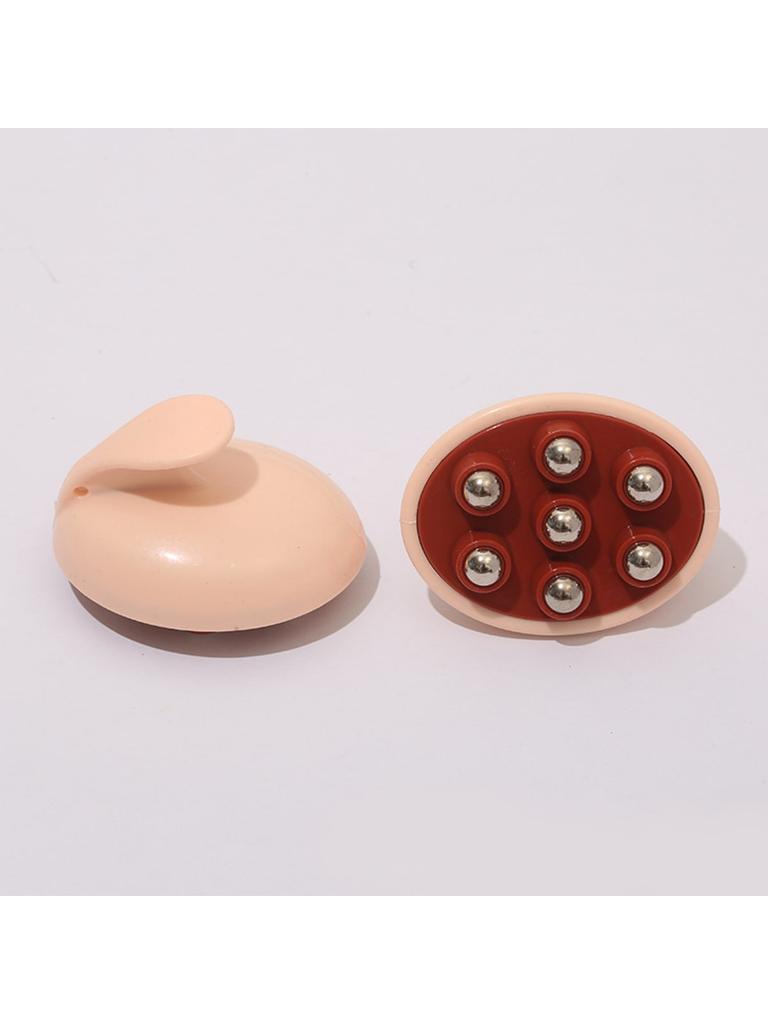 1pc Seven Ball Massage Roller Multi-Use Muscle Relaxer for Abdomen Arms Shoulders Waist Thighs Portable Ergonomic Massager