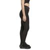 Women's High-Waisted Leggings Urban Classics Honeycomb - Black - M