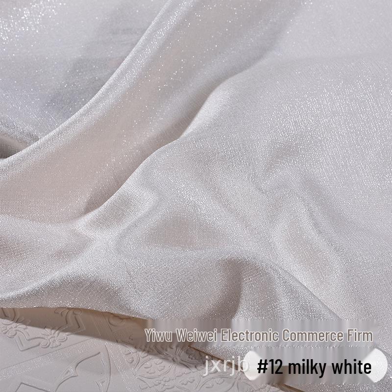 Meteor Satin Fabric: Flash Bark Satin Hanfu Skirt, Sofa Cushion, Pillow Cloth, Decorative Fashion Clothing Fabric.