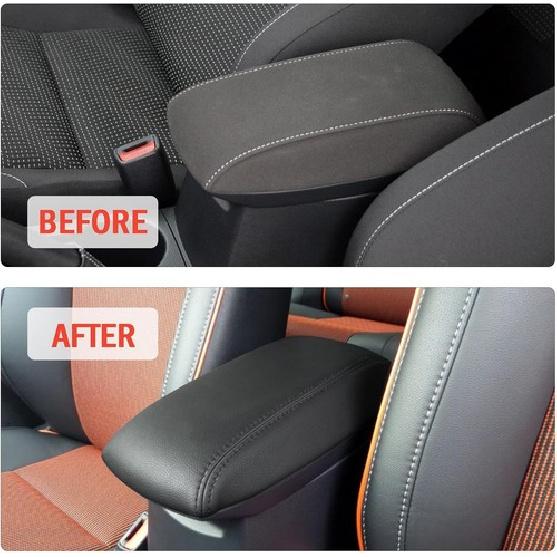 Car Center Console Armrest Cover PU Leather for Toyata Corolla 2014-2018
