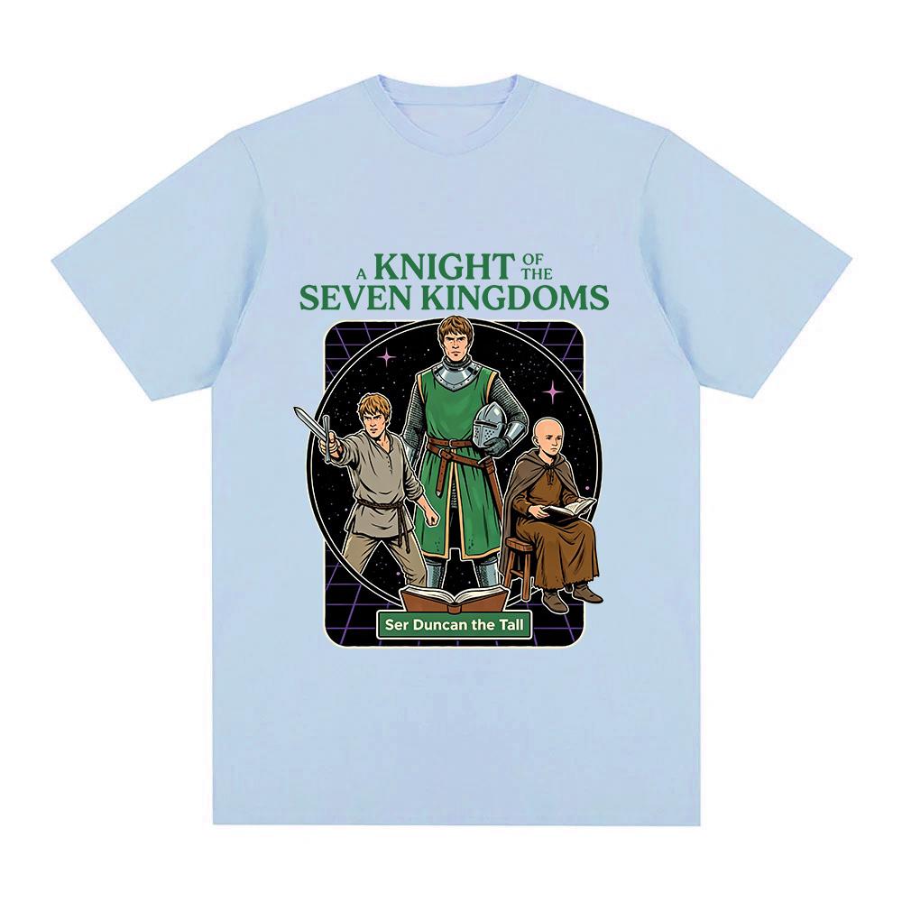 

A Knight of The Seven Kingdoms T-Shirt Summer Casual T-Shirts Women/men Cotton Short-Sleeve Round Neck Graphic Printing Tshirt XXL