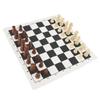 Chess Board Game Set   PU Lther Chess Board Wooden Chess Pieces Portable Chess Set with Storage Bag