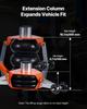 VEVOR Air Jack, 3 Ton Triple Bag Air Jack, Airbag with Support Rod, Lift Up to 470 mm with Heightened Column & Adjustable Handle