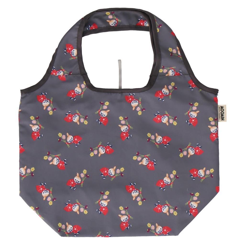 Moomin Unisex Folding Bag 28602502 Eco Bag Little My 28602502C Gray [C] Approx. 42.5cm W x 30cm H x 18cm D