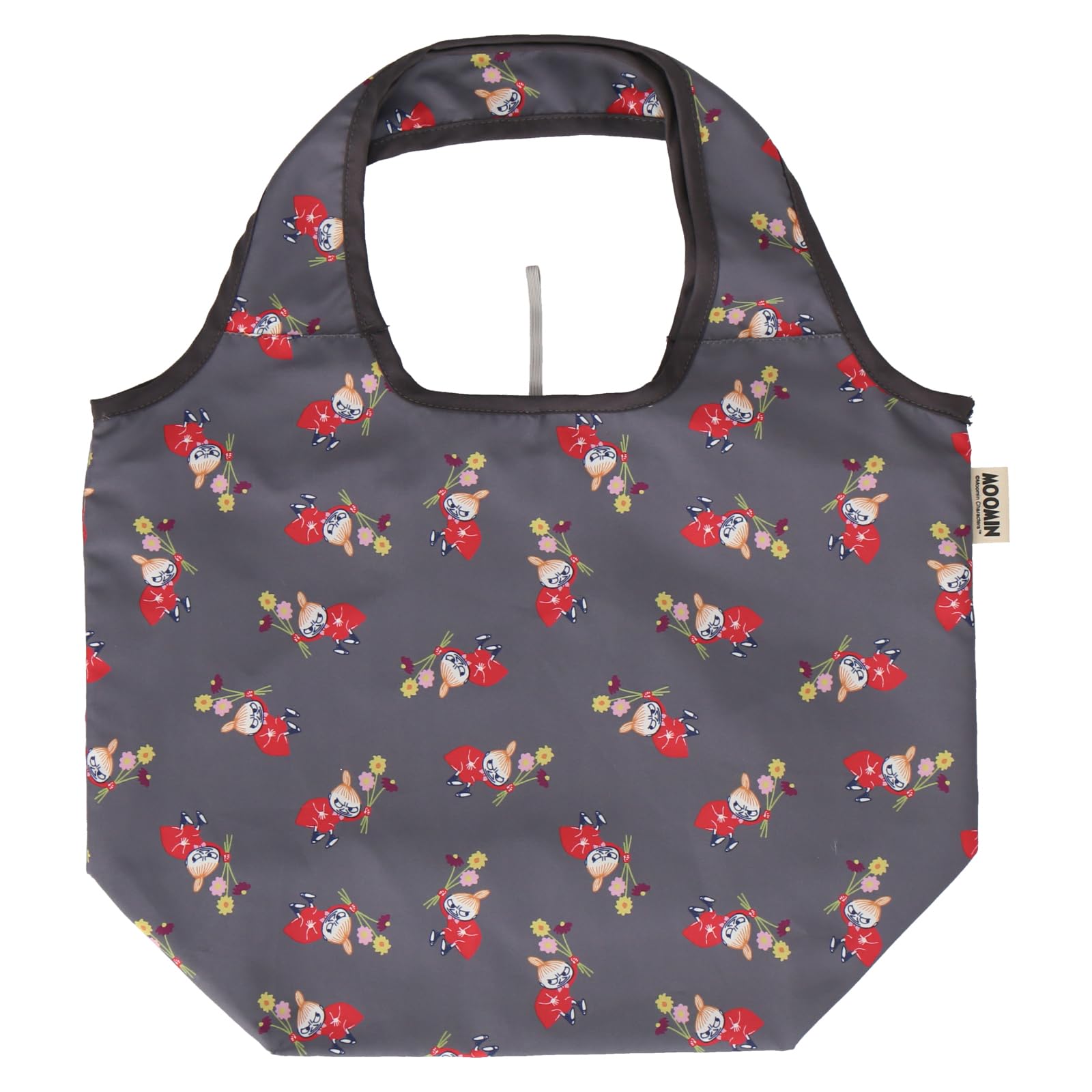 

Moomin Unisex Folding Bag 28602502 Eco Bag Little My 28602502C Gray [C] Approx. 42.5cm W x 30cm H x 18cm D
