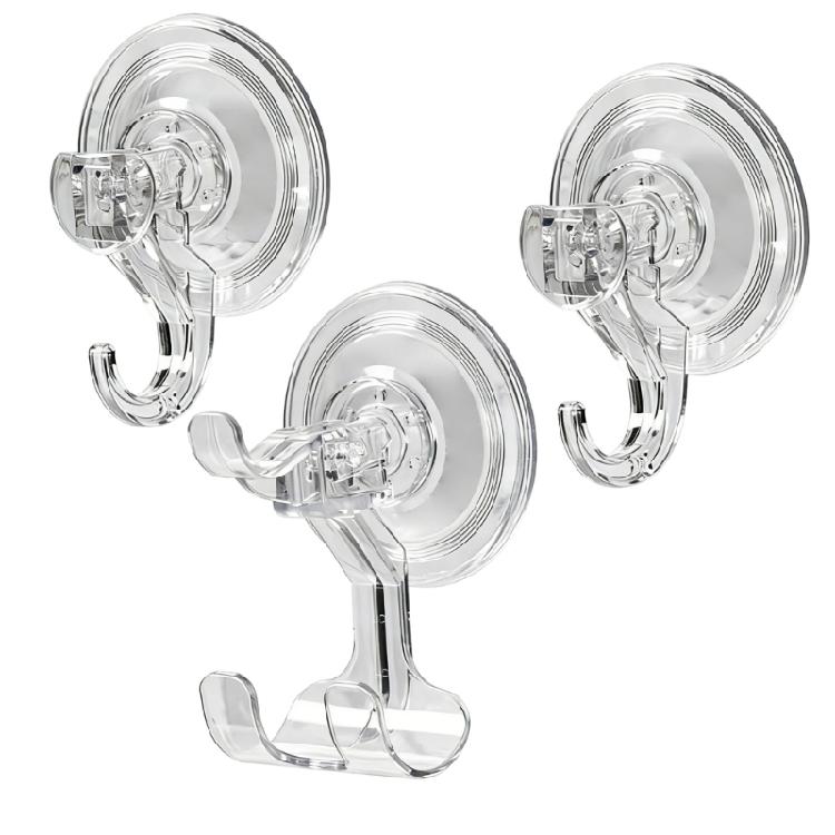 

Clear Plastic Suction Hooks Strong Holders On Tile Glass Bathroom Kitchen Hooks Perfect For Renters Home Organization