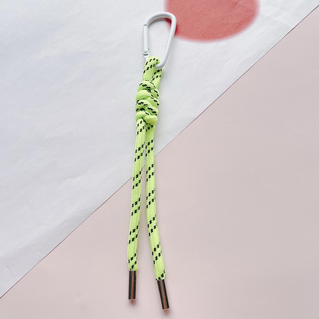 Color Combination Knot Mobile Lanyard Creative Short Braided Lanyard Mobile Phone Case Key Ring Can Be Detachable Anti-loss Rope
