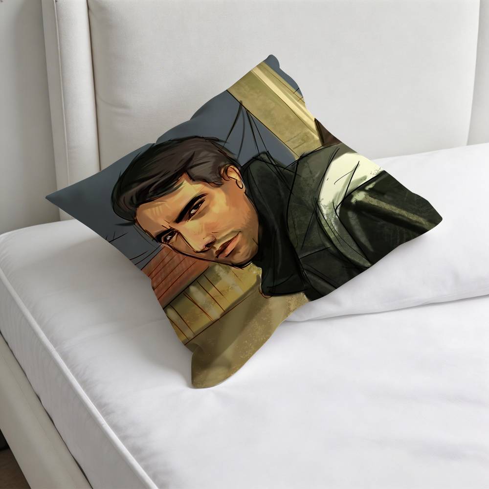 HHalf Life Barney Calhoun Fashion Square Pillow Case Durable Throw Pillow Cover for Sofa Couch Chair