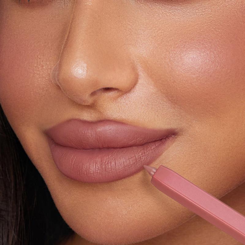 12-teiliges Set mit mattem Lippenkonturenstift, wasserdicht, verwischt nicht leicht, Lippenkonturenstift, Lippen-Make-up, Lippenstift, Stift mit Roller Pen Knife