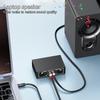 Bidirectional RCAs Audios Switches 4 In 1 Out Noiseless HiFi Stereo Splitter Box for Headphones and Game Consoles