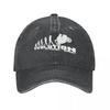 Vintage Denim Biker Evolution Motorcycle Baseball Caps Women Hat Adjustable Casquette Gorras