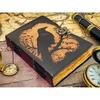 Raven Leather Grimoire •  Book of Shadows • Spell book Journal • Witchcraft Gift
