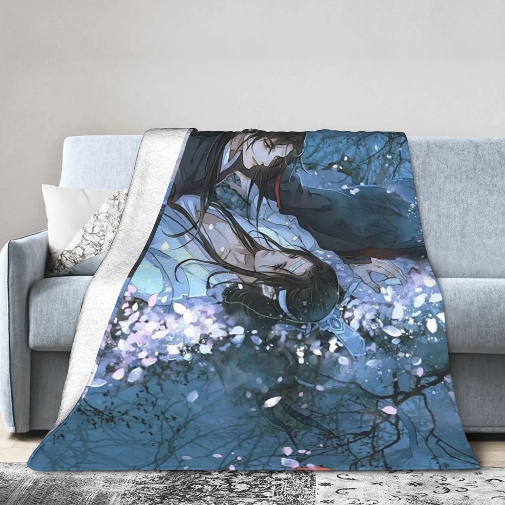 Grandmaster of Demonic Cultivation the Untamed Blanket Yaoi Otaku Anime Lgbt Fuzzy Warm Throw Blanket for Bed Sofa Textile Decor