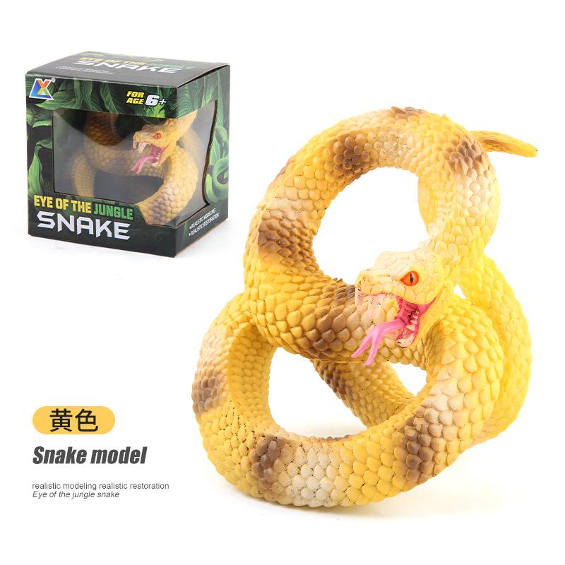 Имитация Мира Животных Джунглей Рептилия Змея Игрушка, Имитация Удава Украшение Коллекционная Модель Кукла