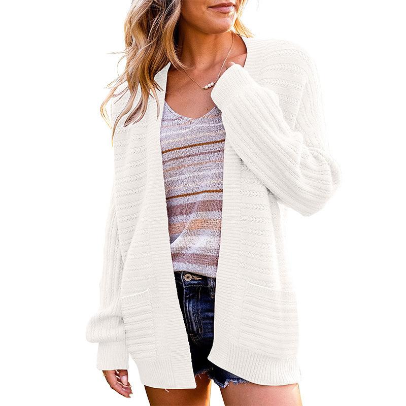 

Women s Lightweight Knit Cardigan Sweater with Multiple Color Options S білий
