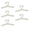 5pcs/set Creative Children Coat Hanger Cute Doll Hanger Rack Smooth Baby Clothes Hanger  for Toddler