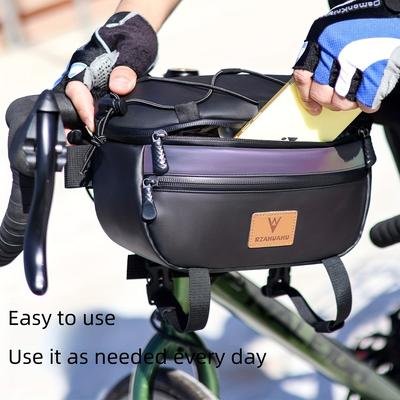 1 Stück Multifunktionale Fahrradlenkertasche, Hängetasche für Fahrräder und Elektroautos, Aufbewahrungstasche, wasserdichte Handytasche