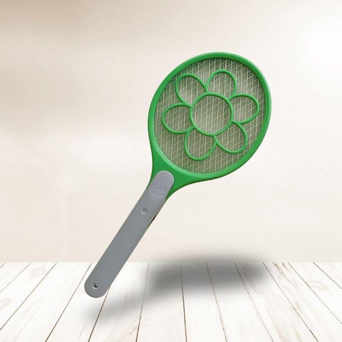 Electric Mosquito Racket Battery Operated XL Size 48 Cm High Voltage Grid For Insects