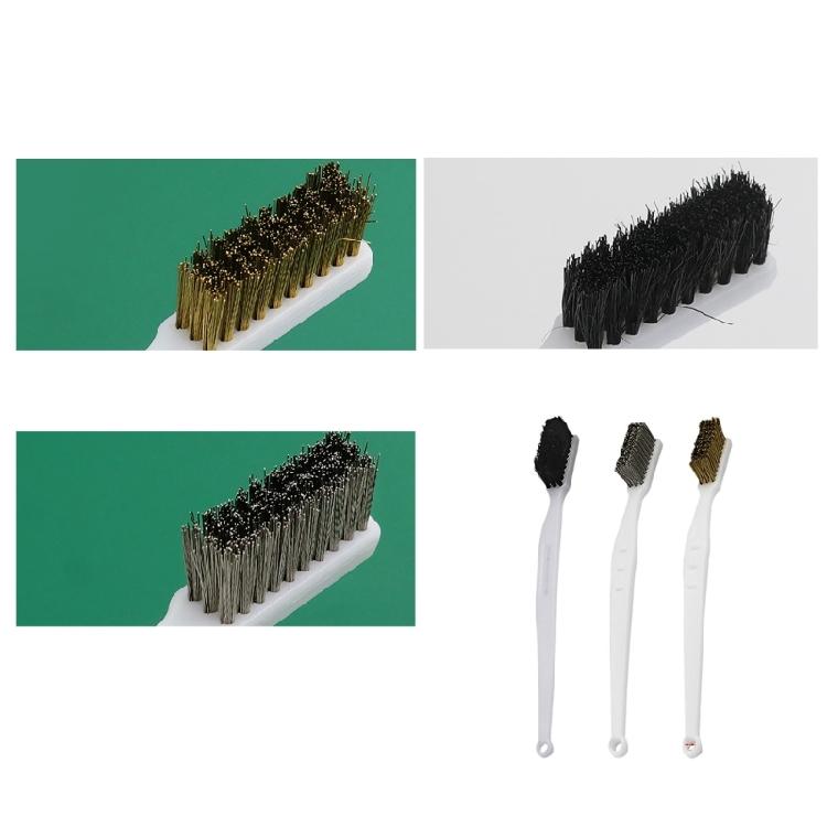 Medium Hard Bristle Brush Ergonomic Handle Not Slip Handle Brush for Gentle Polishing & Maintenance of Collectible Items