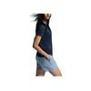 On Core Comfortable Versatile Lace-Up Three-Quarter Casual Shorts Women Shorts Light-Gray Blue 1WF11050732