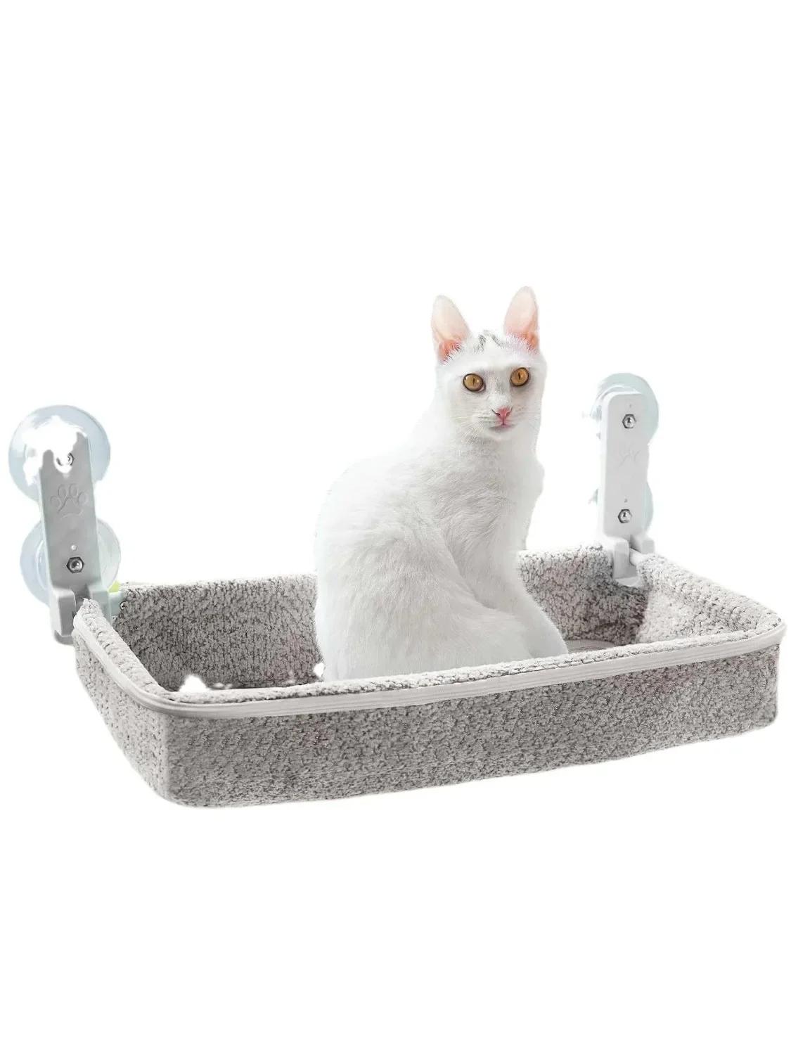 

Кошачий гамак, лазалки для кошек, присоски для окон, складные подвесные гнезда для домашних животных, гамак для домашних животных 30 45cm standard