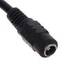 Durability 1Female to 2Male 5.5mmx2.1mm DC Power Supply Cable 36cm Length