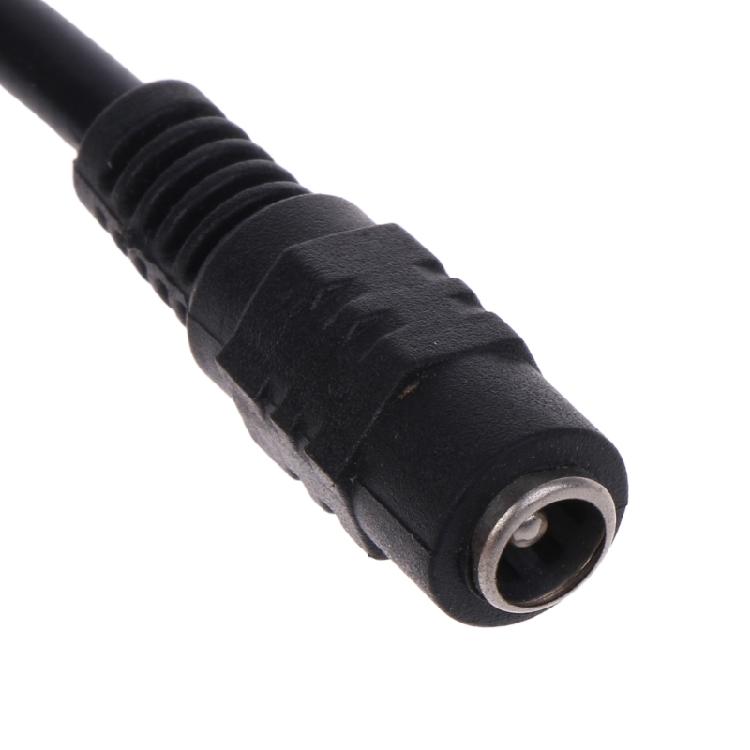 Durability 1Female to 2Male 5.5mmx2.1mm DC Power Supply Cable 36cm Length
