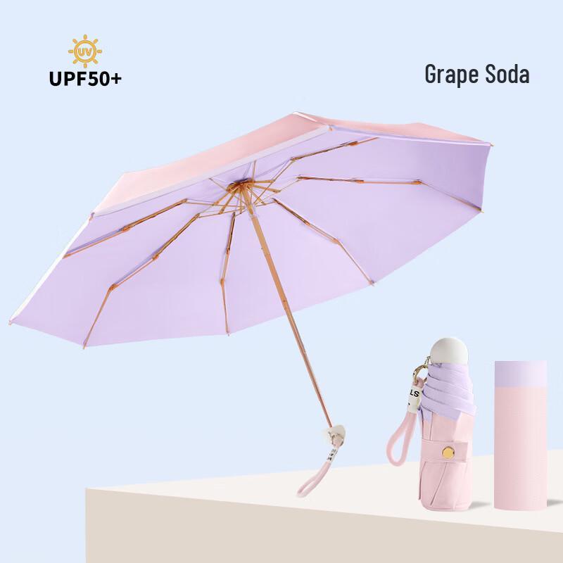 OEING 5-Fold Compact Dual-Use UV Umbrella